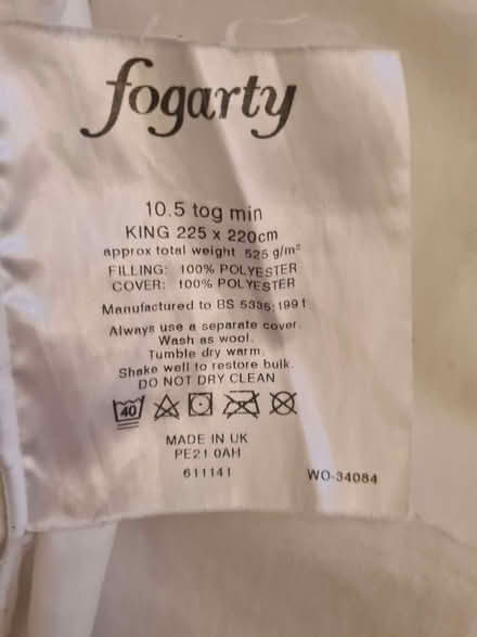 Photo of free Kingsize duvet (Newington EH9) #2