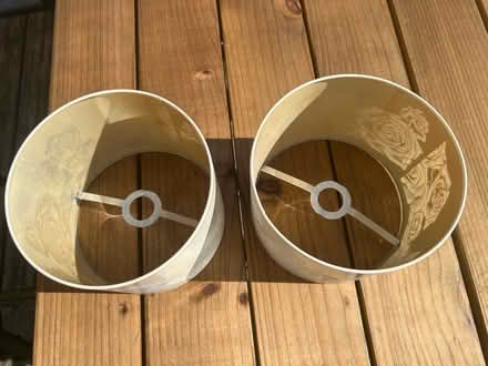 Photo of free Pair of lampshades (Oakwood road ME16 8) #1