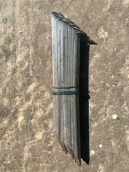 Photo of free Metal tent pegs 9” long (Chineham RG24) #1