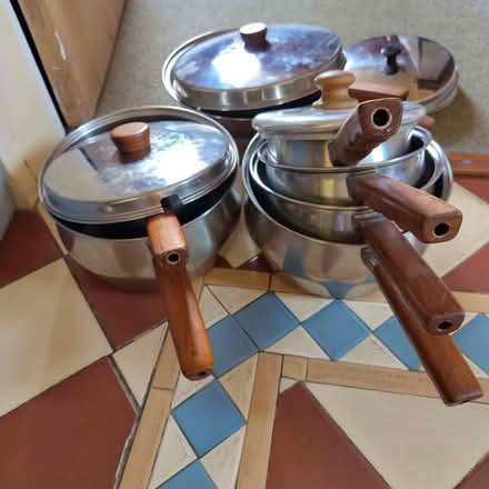 Photo of free Saucepans and frying pans (Barnard's Green WR14) #1