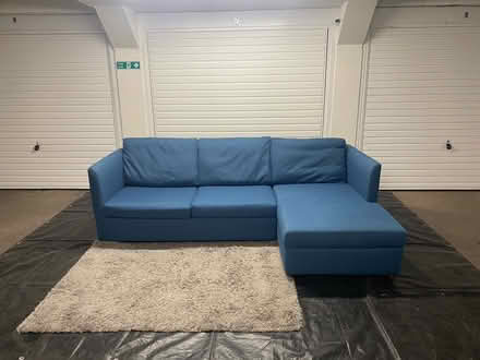 Photo of free Made. com Milner Blue L-Shape Sofa (Calidonian Road N7) #3
