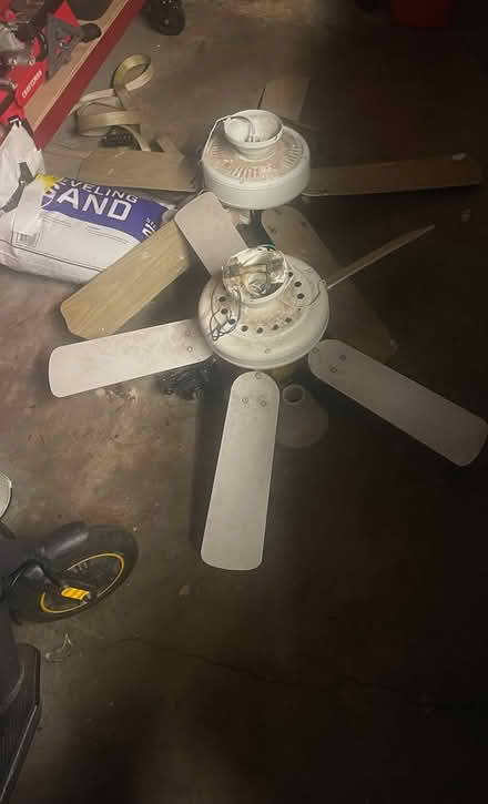 Photo of free TWO 52inch ceiling fans white (Citrus Heights) #1
