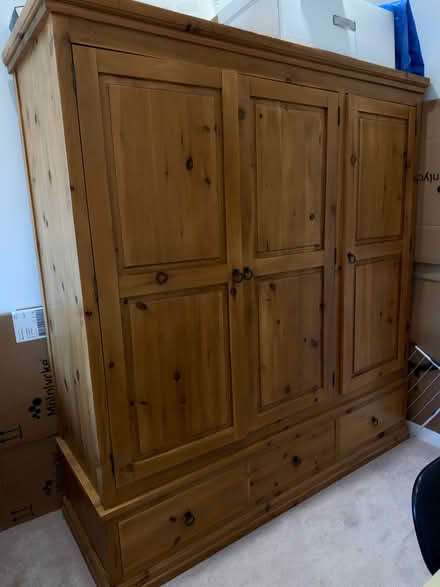 Photo of free 3 doors wardrobe real wood (Glasgow City Centre G1) #1