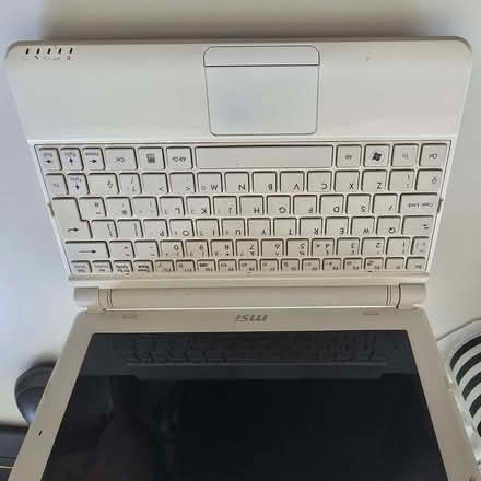 Photo of free Old MSI netbook - faulty keyboard (no power supply) (Norton Lees S8) #1