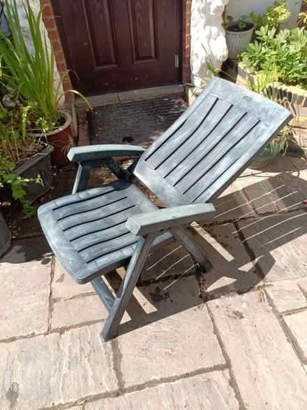 Photo of free Green Plastic Deck Chair (Chigwell Row IG7) #1