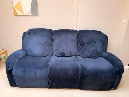 Photo of free Power Recliner 3 Seat leather Sofa (Shinfield Road RG2) #2