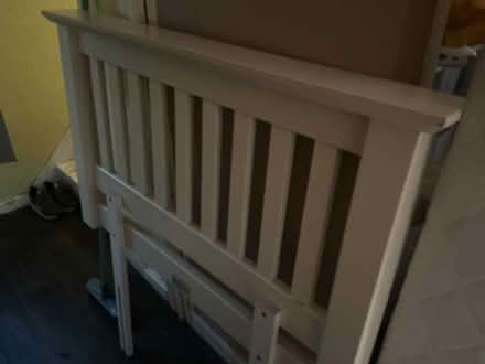 Photo of free White heavy single headboard (Whipton Exeter EX1) #1