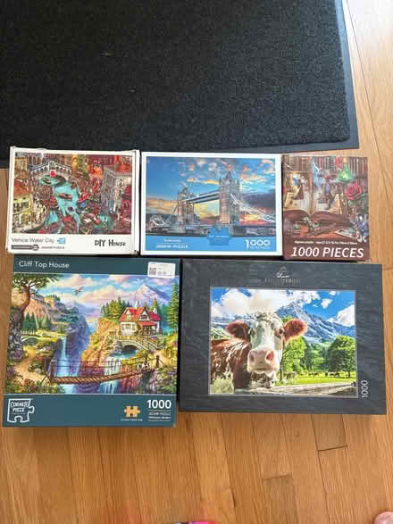 Photo of free 5 jigsaw puzzles (Bath. Combe down. BA2) #1