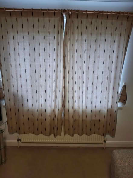 Photo of free Pair of Beige Curtains (Darlington DL1) #1
