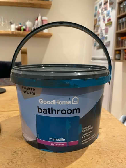 Photo of free Blue bathroom paint (Bollington SK10) #1