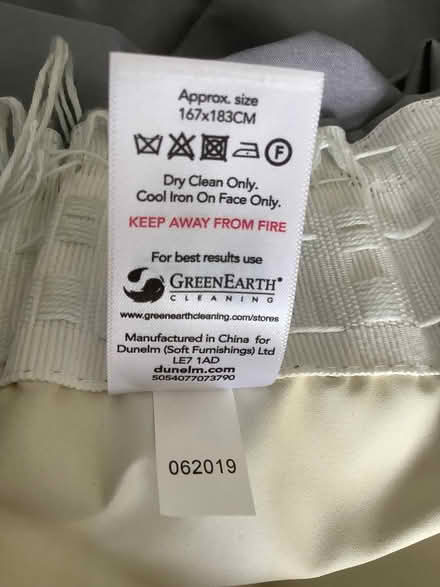 Photo of free Grey pencil pleat curtains (Childwall L16) #2