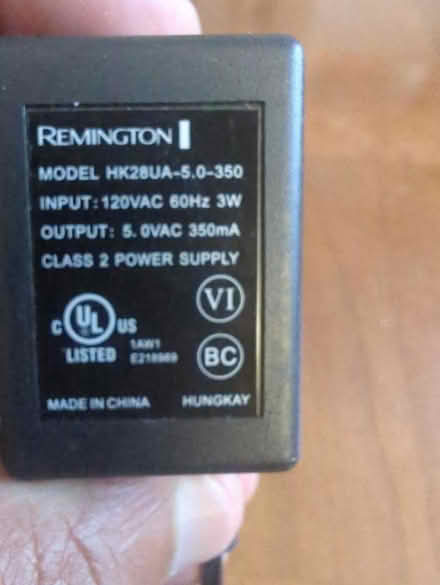 Photo of free Remington power adapter (Dogsthorpe PE1) #3
