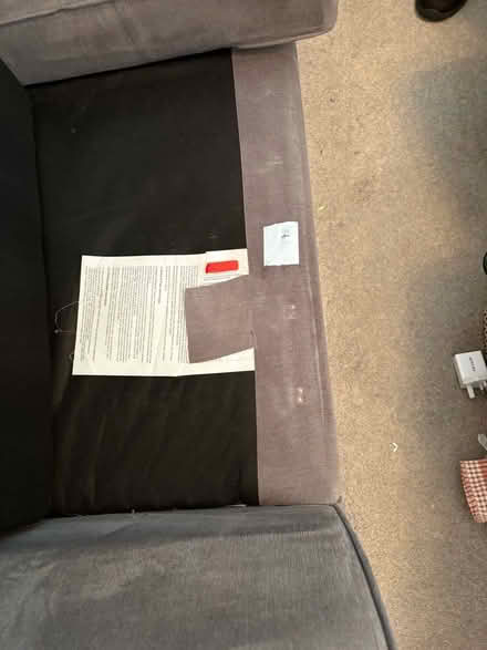 Photo of free 2 Seater Grey Sofa (Bainsford FK2) #2