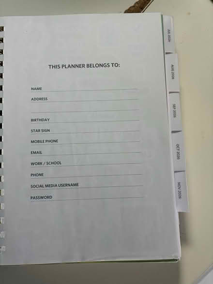 Photo of free 26/27 academic planner (Beckenham BR3) #2