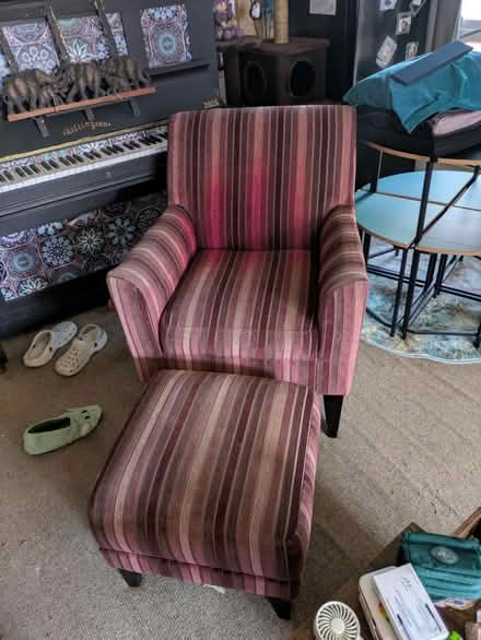 Photo of free Armchair and stool (Leicester LE2) #4