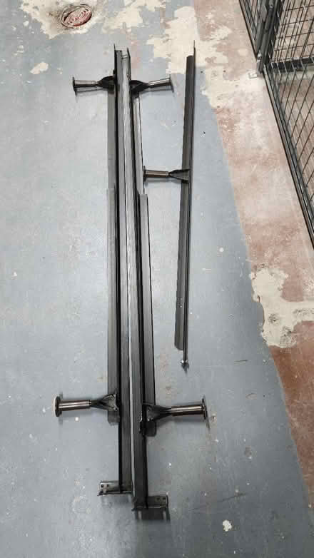 Photo of free Metal Bed Frames - Double/Queen (Danforth and Greenwood) #2
