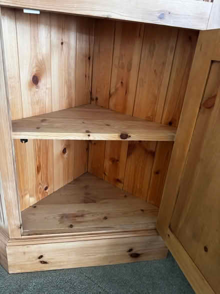 Photo of free Wooden corner cabinet (Petts Wood) #4