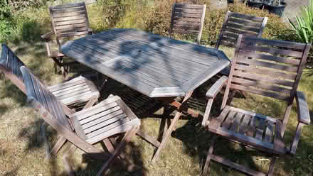 Photo of free Garden Table with 6 Chairs (Berrylands KT5) #3