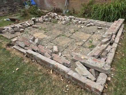 Photo of free Flagstones and old bricks - SY1 4 (Shrewsbury SY1) #2