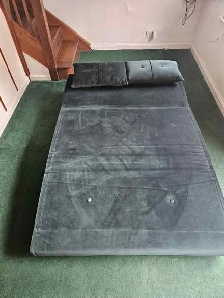 Photo of free Small double sofa/futon - green. (Gamblesby CA10) #2