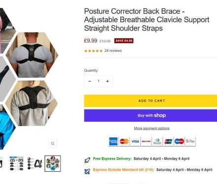 Photo of free Posture Corrector (N evington, Leicester LE5) #3