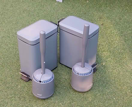 Photo of free 2 toilet bins | 2 toilet brushes (Brentwood) #1