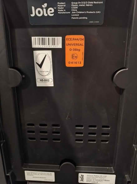 Photo of free JOIE every stage car seat (Halliwell, BL1) #3