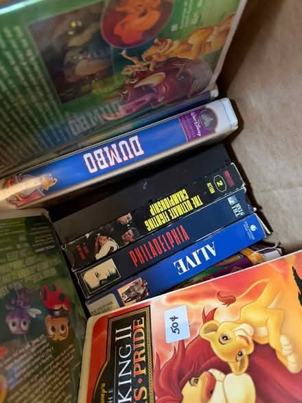 Photo of free VHS tapes (upper middle and eighth line) #1
