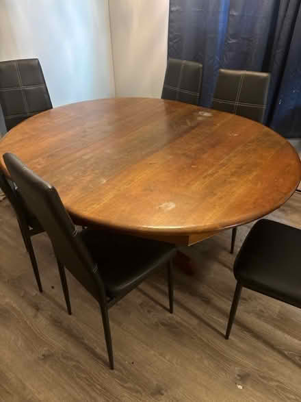 Photo of free Table with 4 chairs (Troy NY) #1