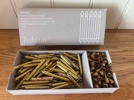 Photo of free Gold birthday candles (Harrogate HG2) #1