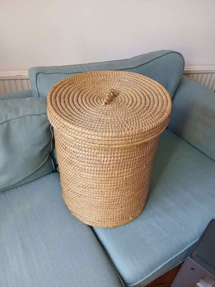 Photo of free Wicker laundry basket (Leckhampton GL53) #1