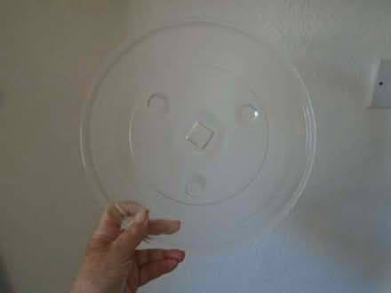 Photo of free Microwave glass plate, 11 ins wide (Old town CR0) #3