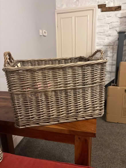 Photo of free Wicker Storage Baskets x 2 (Tonge Moor BL2) #1