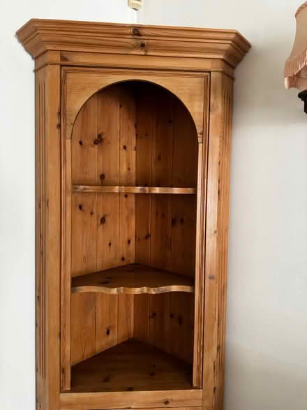 Photo of free Wooden corner cabinet (Petts Wood) #3