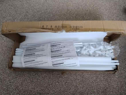 Photo of free 6 tier shoe rack white (Walderslade Bottom ME5) #2
