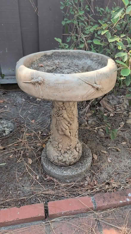 Photo of free Concrete Bird Bath (Terra Linda) #1