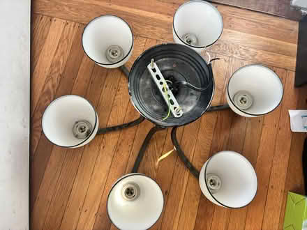 Photo of free 2 Matching chandeliers (Bartlett near Laurel, Oakland) #3
