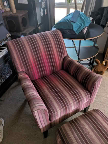 Photo of free Armchair and stool (Leicester LE2) #1