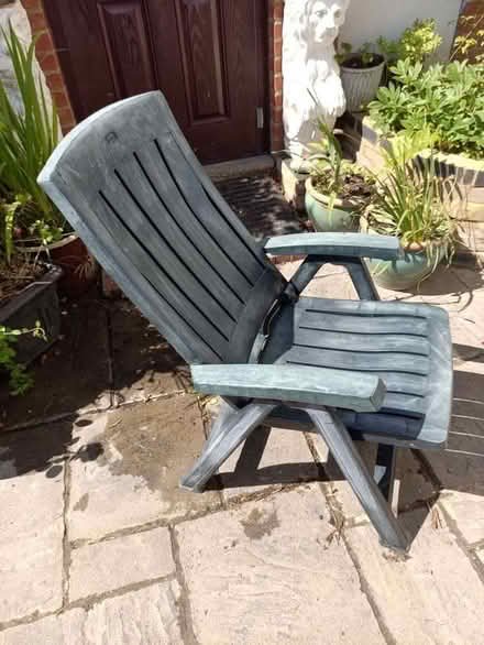Photo of free Green Plastic Deck Chair (Chigwell Row IG7) #3