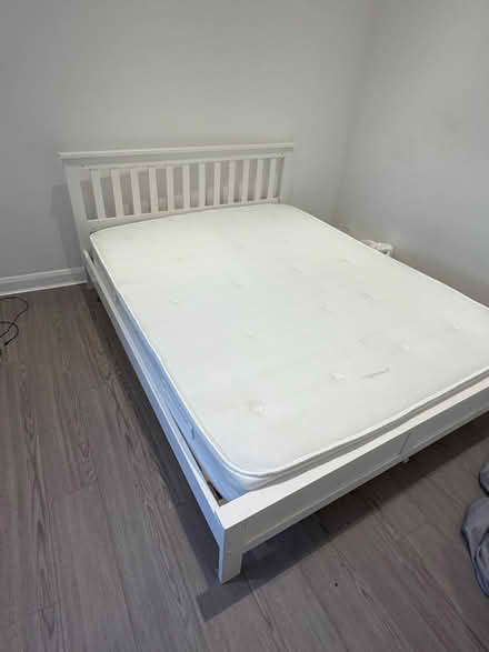 Photo of free King bed base + mattress (Sw19 2dh) #1