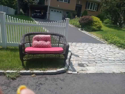 Photo of free Curb Alert- patio furniture bench (Peekskill, NY) #1