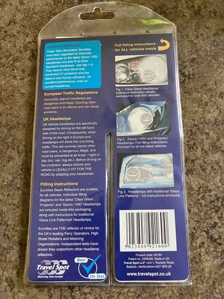 Photo of free Car Headlight deflectors for abroad (Worcester WR4) #1