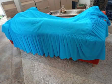 Photo of free Vintage double bed cover valance (Buxworth SK23) #1