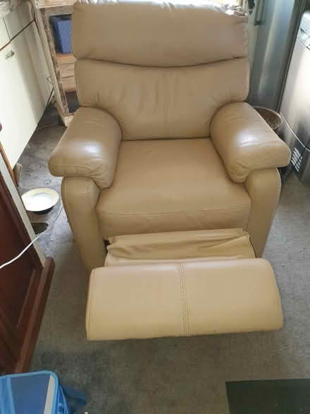 Photo of free Leather electric rise recliner (Necton PE37) #2
