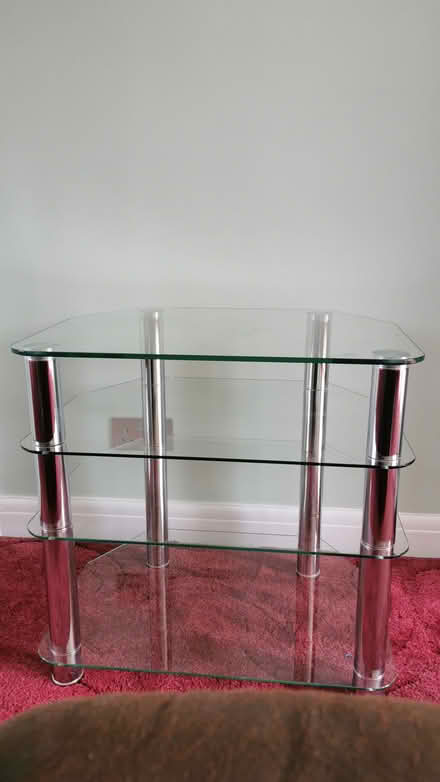 Photo of free Glass TV Stand (Stockport) #2