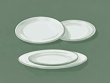 Photo of Enamel/steel camping plates and bowls (Round Hill BN2) #1