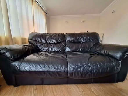 Photo of free Two seater leather couch (New Town CO1) #1