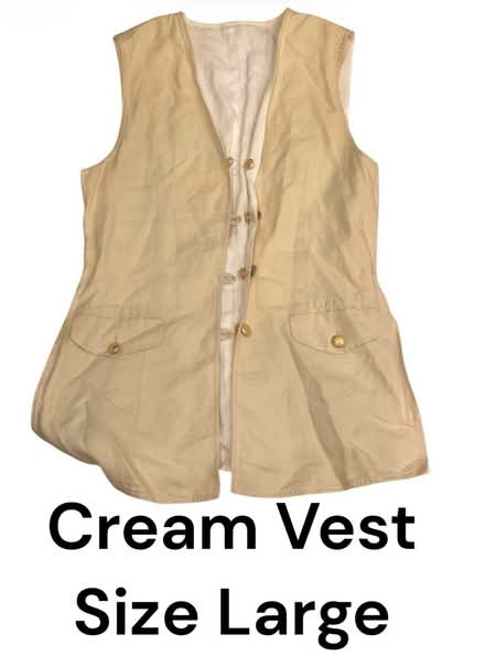 Photo of free Woman’s Cream Vest (Brooklyn Storage) #1