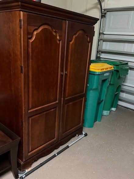 Photo of free Solid wood office credenza (Rockledge, Fl) #2