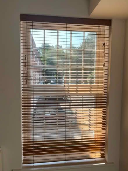 Photo of free Two wooden Venetian blinds (TN1) #1